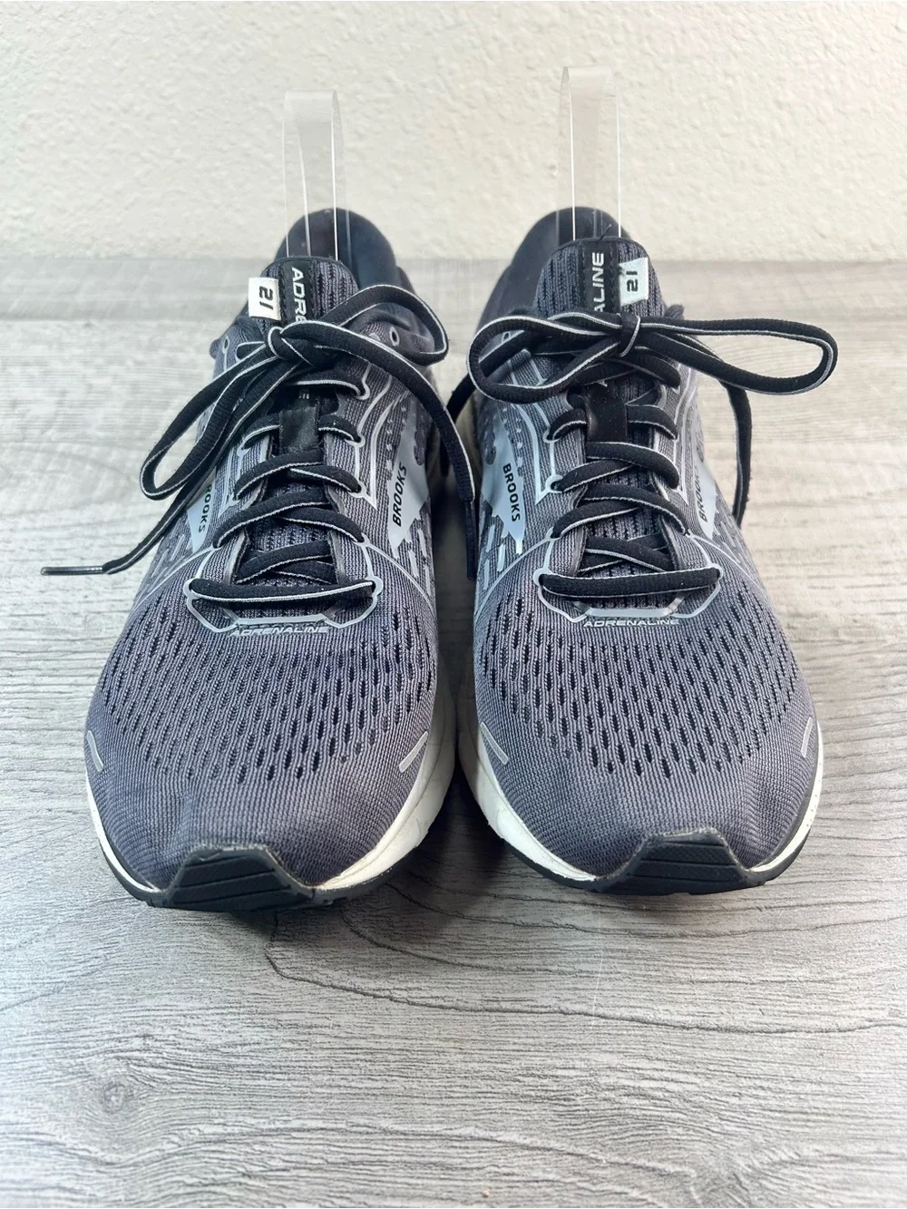 Brooks Adrenaline GTS 21 Running Shoes Men’s Size 8 D Sneakers Charcoal Gray